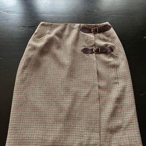 Brooks Brothers Houndstooth Skirt